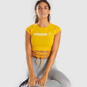 Gymshark Yellow Crop Top